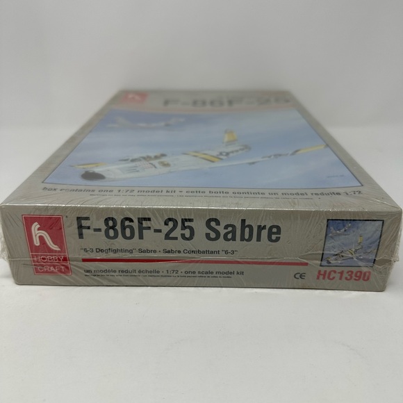 Hobby Craft HC1390 "6-3 Dogfighter" Sabre F-86F-25 Airplane Model Kit 1:72 Scale - Picture 4 of 4